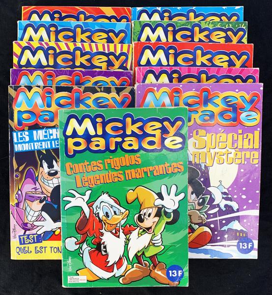 Mickey parade (deuxième serie) # 0 - N°254 à 264 - période transition complète 11 n°