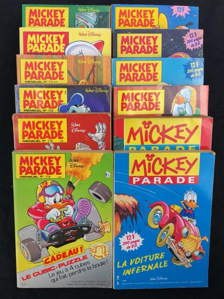 Mickey parade (deuxième serie) # 0 - N°109 à 120 (année 1989 complète)
