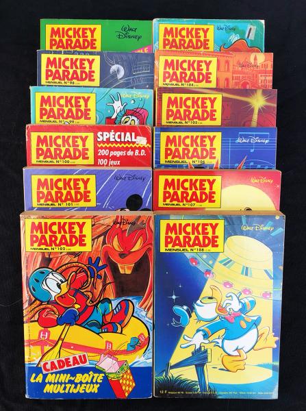 Mickey parade (deuxième serie) # 0 - N°97 à 108 (année 1988 complète)