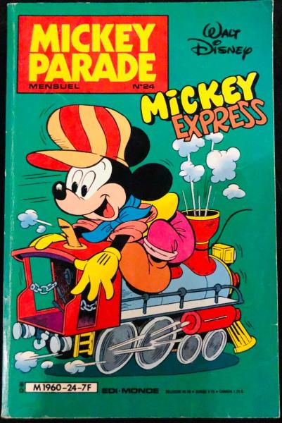 Mickey parade (deuxième serie) # 24 - Mickey express
