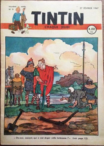 Tintin journal (belge) # 9 - Couverture Laudy