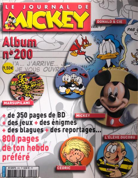 Journal de Mickey (recueils) # 200 - Album contient 2640 à 2649