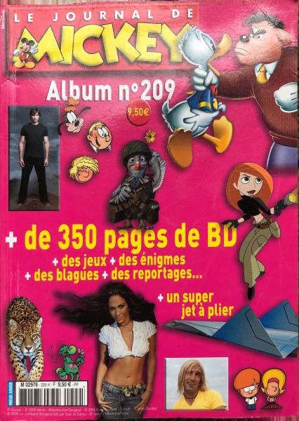 Journal de Mickey (recueils) # 209 - Album contient 2749 à  2758