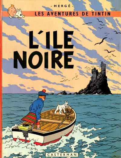 Tintin (une aventure de) # 7 - L'Île noire - b36 1966