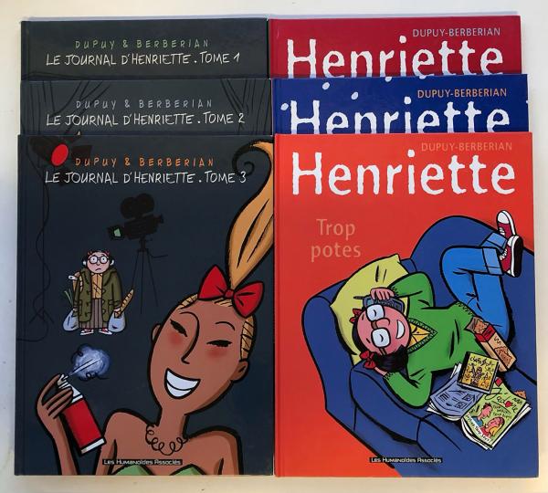 Henriette # 0 - Lot T1 à 3 EO + journal rééd. T1 à 3