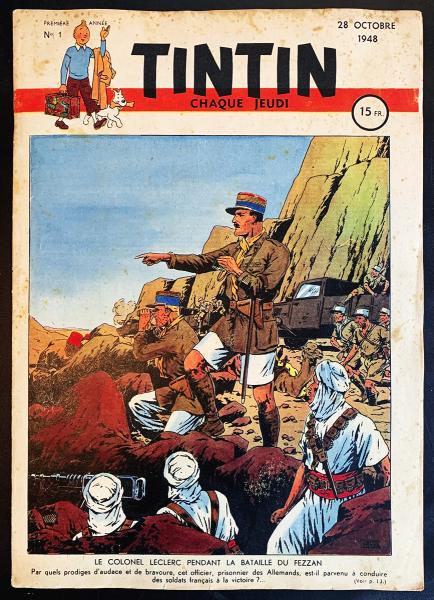 Tintin journal (français)  # 1 - Couverture Le Rallic