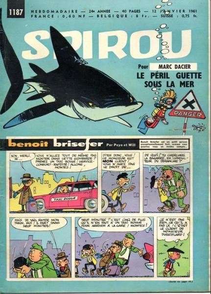 Spirou (journal) # 1187 - Avec mini-récit #48 - timbres Europa