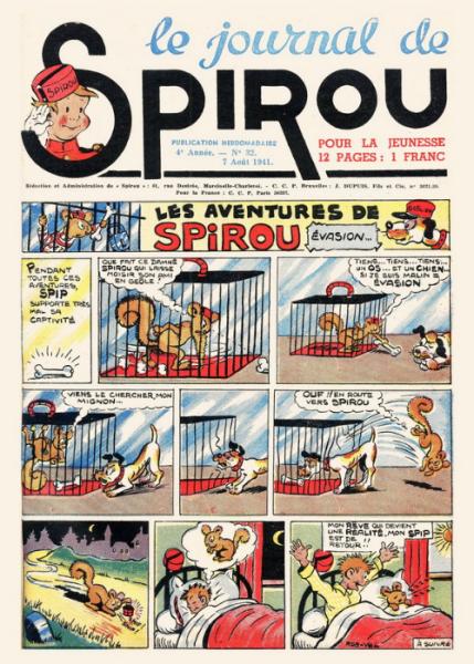 Spirou (journal) # 32 - Évasion...