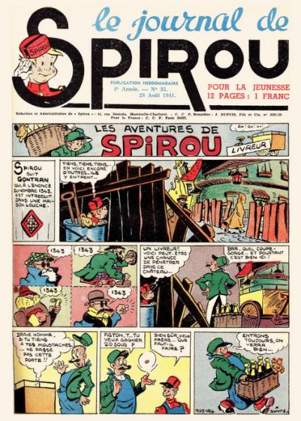 Spirou (journal) # 35 - Livreur