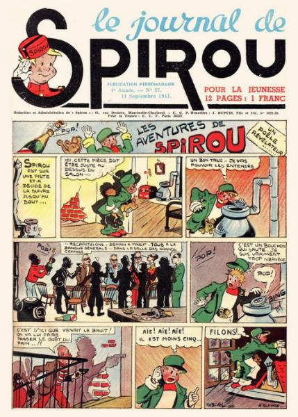 Spirou (journal) # 37 - Un poêle révélateur...