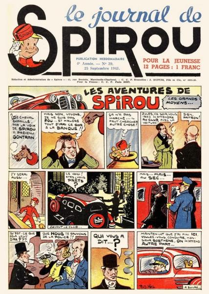 Spirou (journal) # 39 - Les grands moyens...