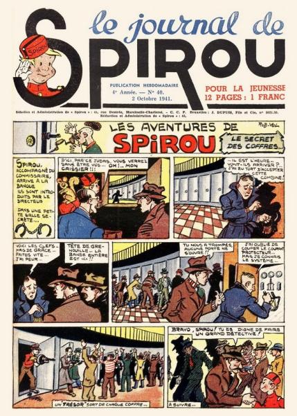 Spirou (journal) # 40 - Le secret des coffres