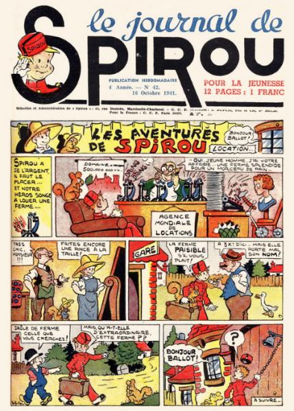 Spirou (journal) # 42 - Location...