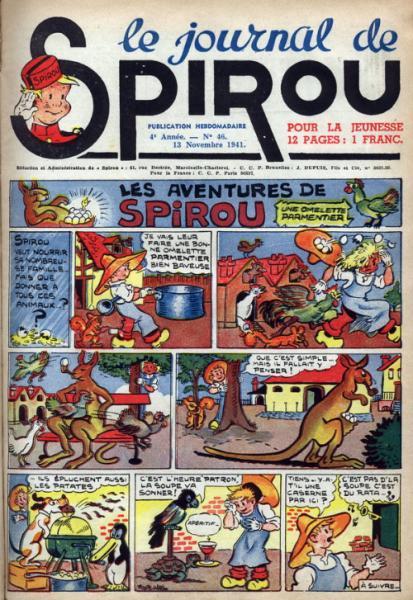 Spirou (journal) # 46 - Une omelette Parmentier