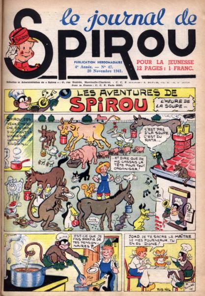 Spirou (journal) # 47 - L'heure de la soupe